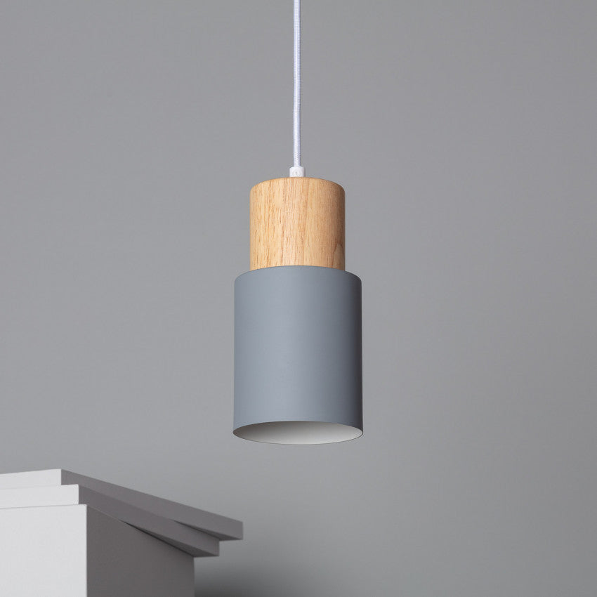 Modern Macaron Cylinder Pendant Light
