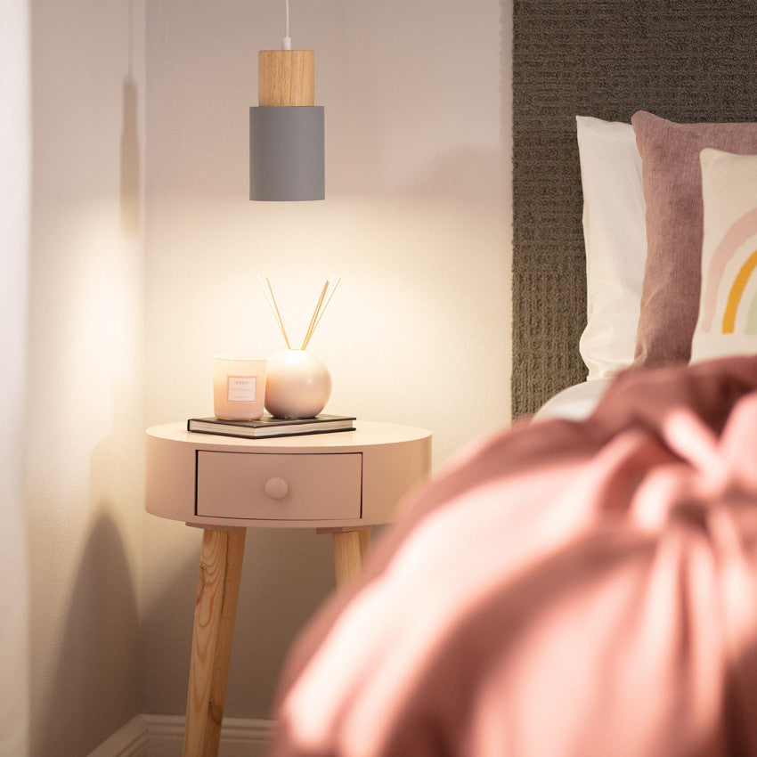 Modern Macaron Cylinder Pendant Light
