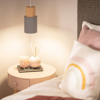Modern Macaron Cylinder Pendant Light
