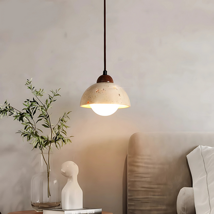 Travertine Marble Pendant Light