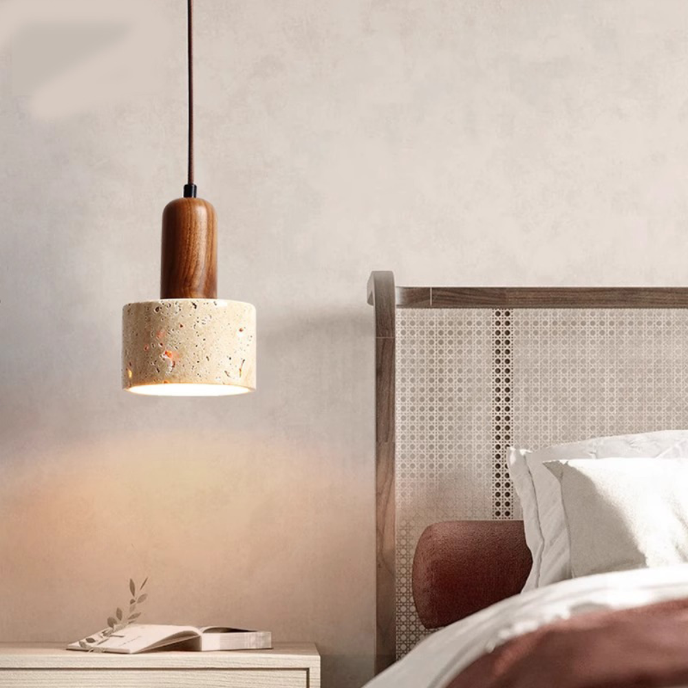 Travertine Marble Pendant Light