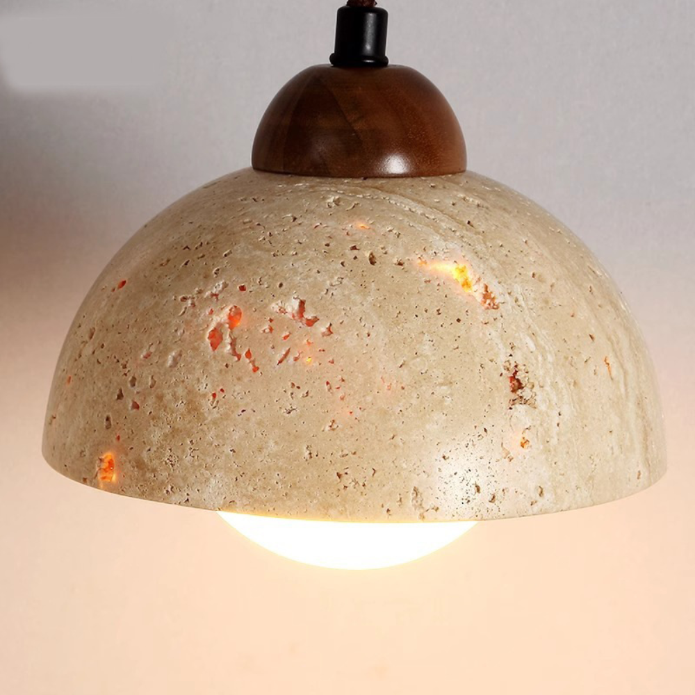 Travertine Marble Pendant Light