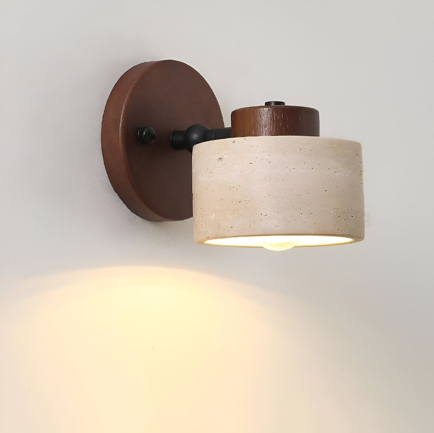 Travertine Stone LED Wall Lamp