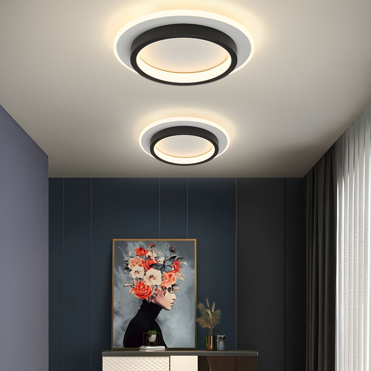 Modern Flush Mount LED Ceiling Light