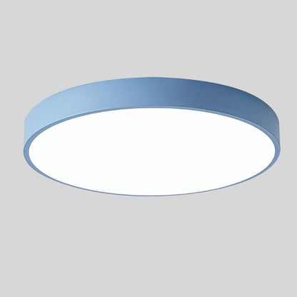 Wooden LED Flush Mount Ceiling Light