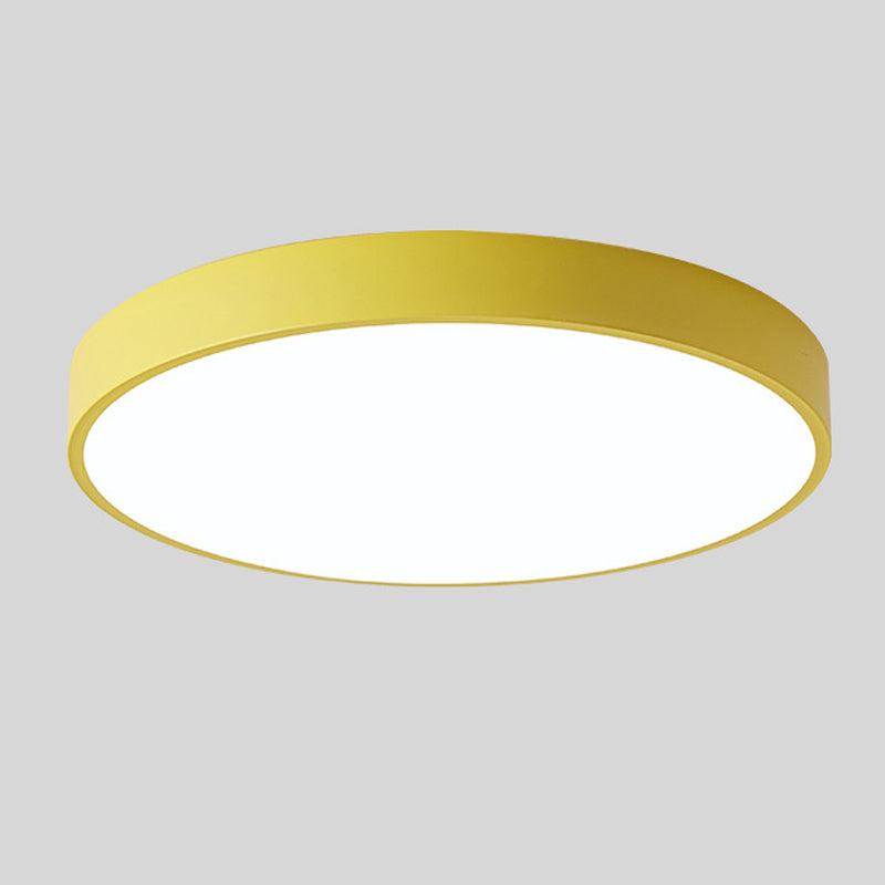 Wooden LED Flush Mount Ceiling Light