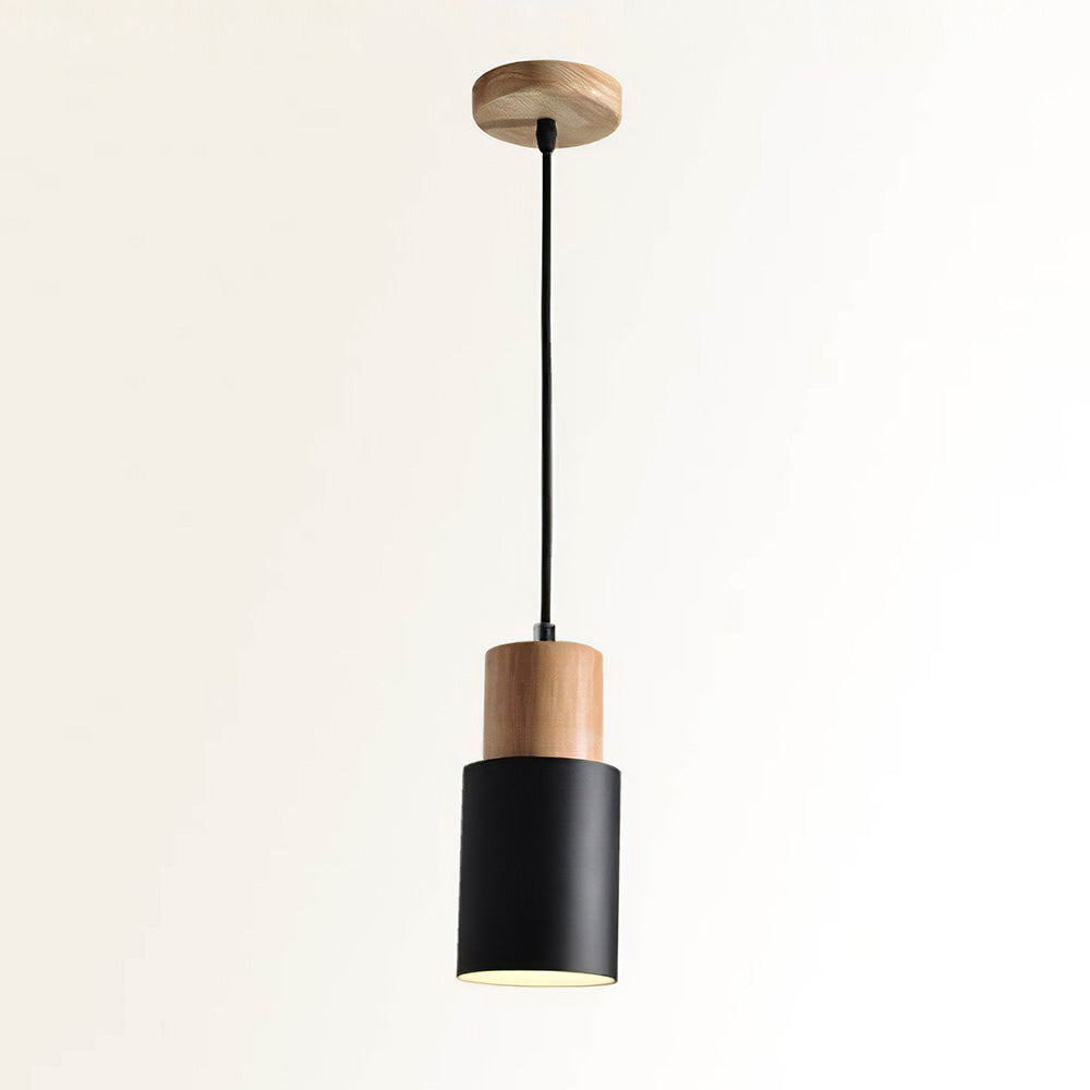 Modern Macaron Cylinder Pendant Light