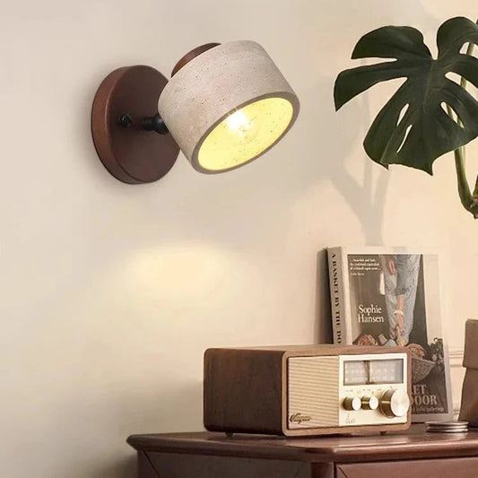 Travertine Stone LED Wall Lamp
