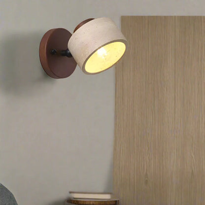 Travertine Stone LED Wall Lamp