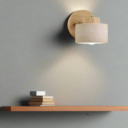 Travertine Stone LED Wall Lamp