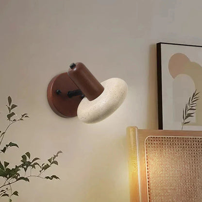 Rotatable Round Stone LED Wall Light