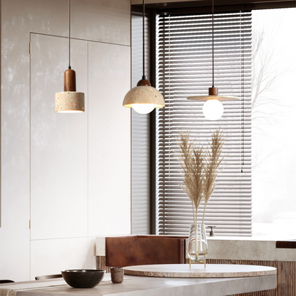 Travertine Marble Pendant Light