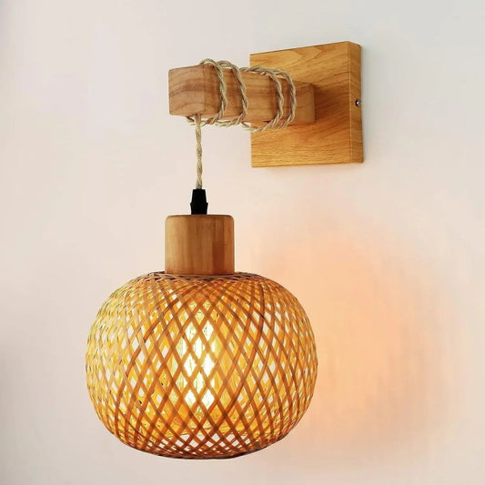 Bakit Rattan Wall Lamp