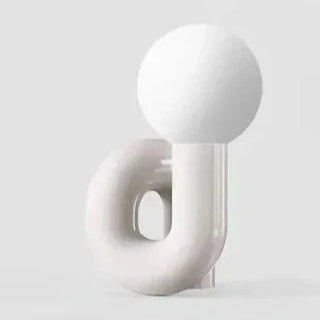 Curved Pipe Nordic Table Lamp