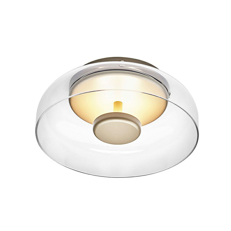 LED Glass Ceiling Light Fixture