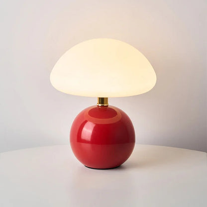 Ceramic LED Mushroom Table Lamp