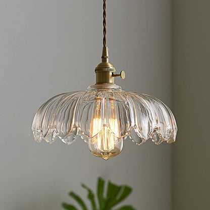 Vintage Flower Pendant Light