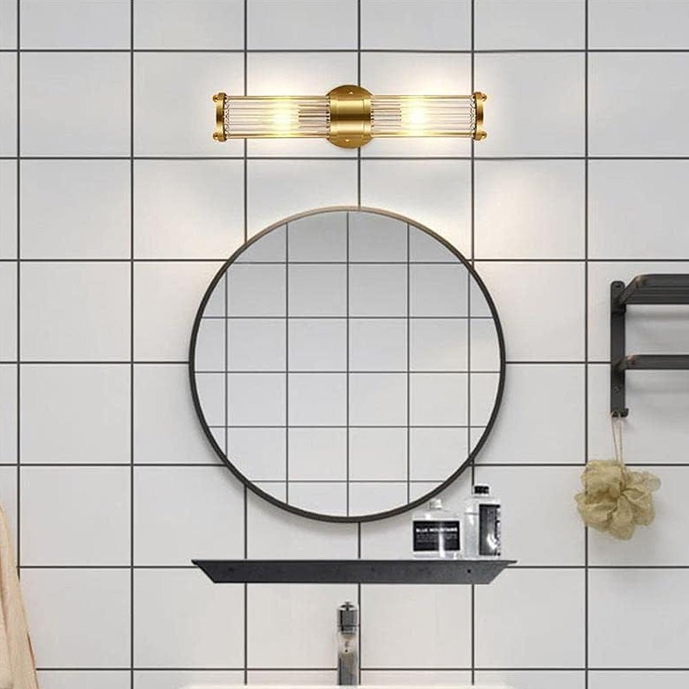 Gold Wall Sconce Light for Bathroom & Hallway