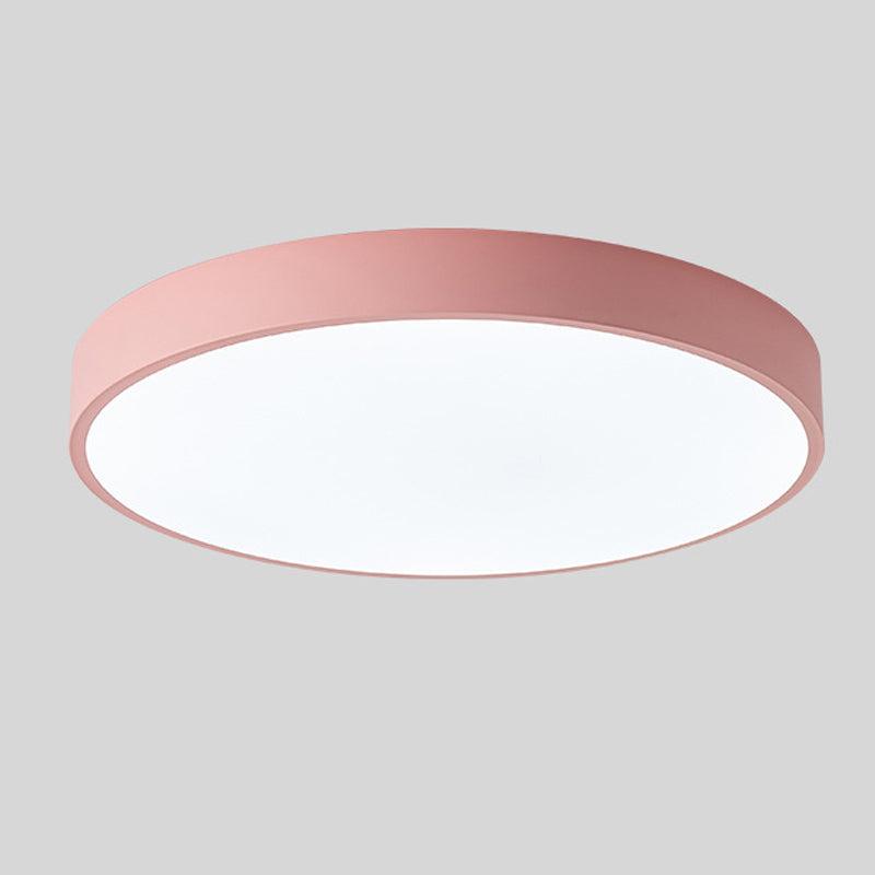 Wooden LED Flush Mount Ceiling Light