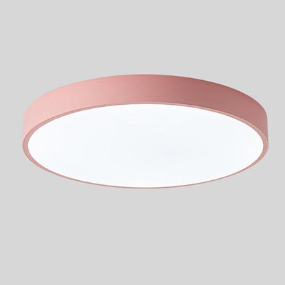 Wooden LED Flush Mount Ceiling Light
