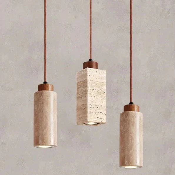 Travertine Pendant Light