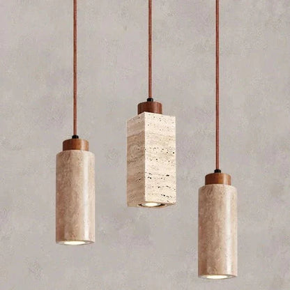 Travertine Pendant Light