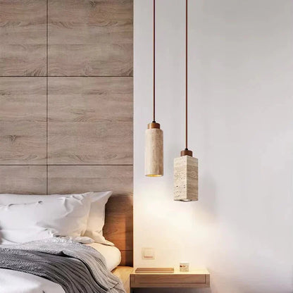 Travertine Pendant Light