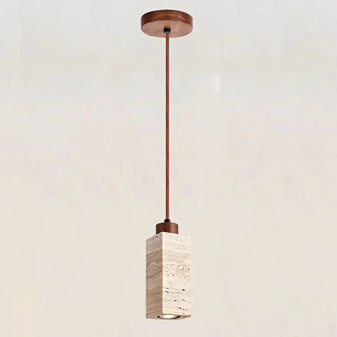Travertine Pendant Light