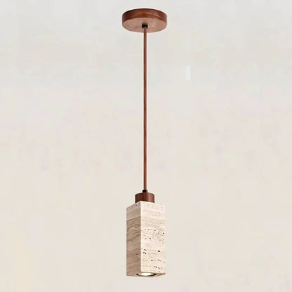 Travertine Pendant Light