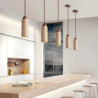 Travertine Pendant Light