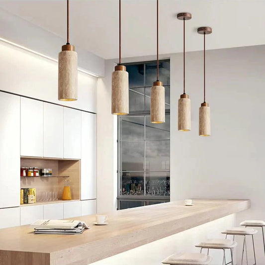 Travertine Pendant Light