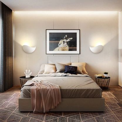 Minimalist Half-Round LED Wall Light