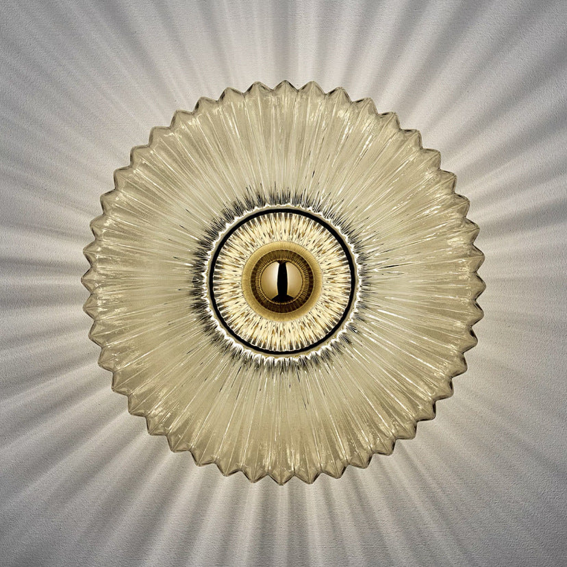 Modern Bauhaus crystal wall lamp