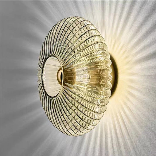 Modern Bauhaus crystal wall lamp