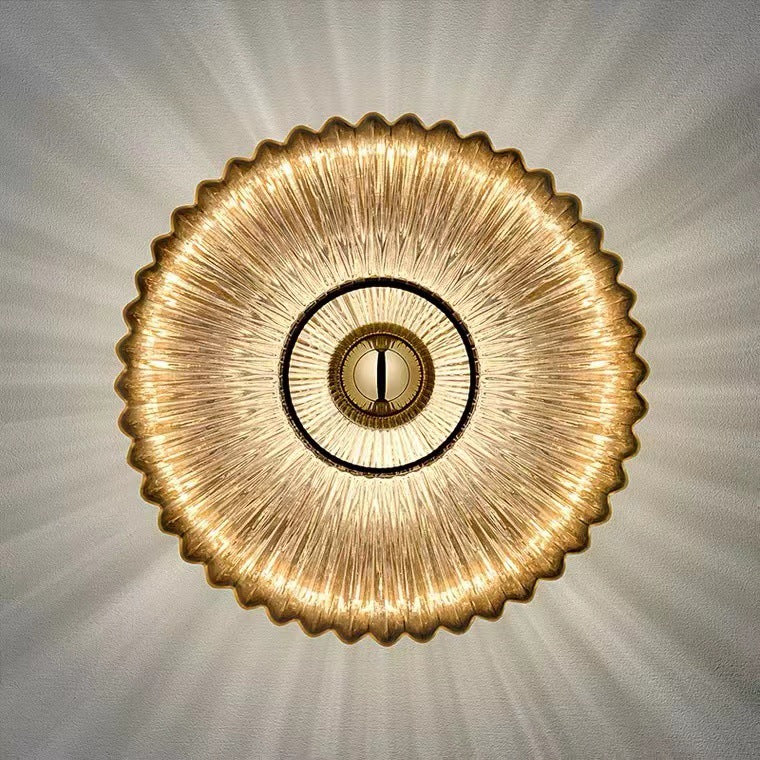 Modern Bauhaus crystal wall lamp